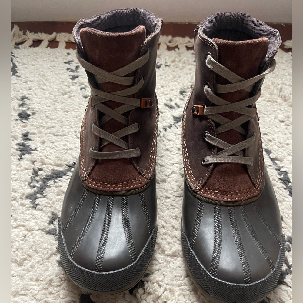 Sorel Men's Brown and Gray Rain & Snow Boots